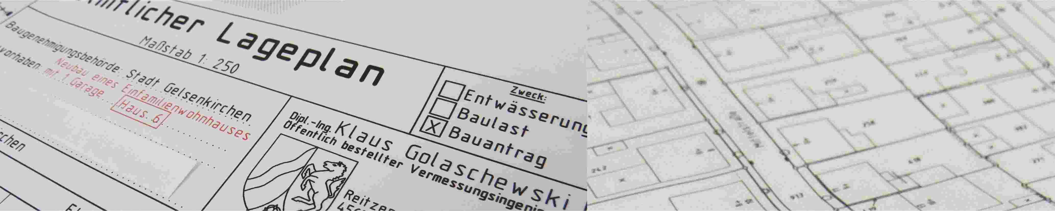 Öffentlich bestellter Vermessungsingenieur K. Golaschewski